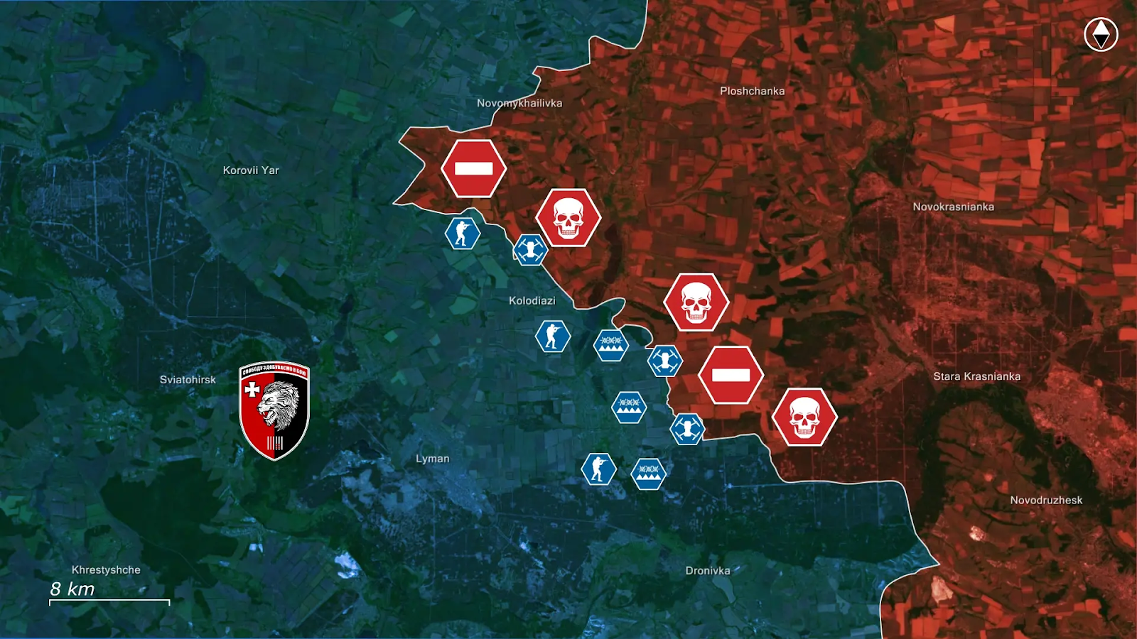 A screenshot from the RFU News – Reporting from Ukraine YouTube video, 28 July.
