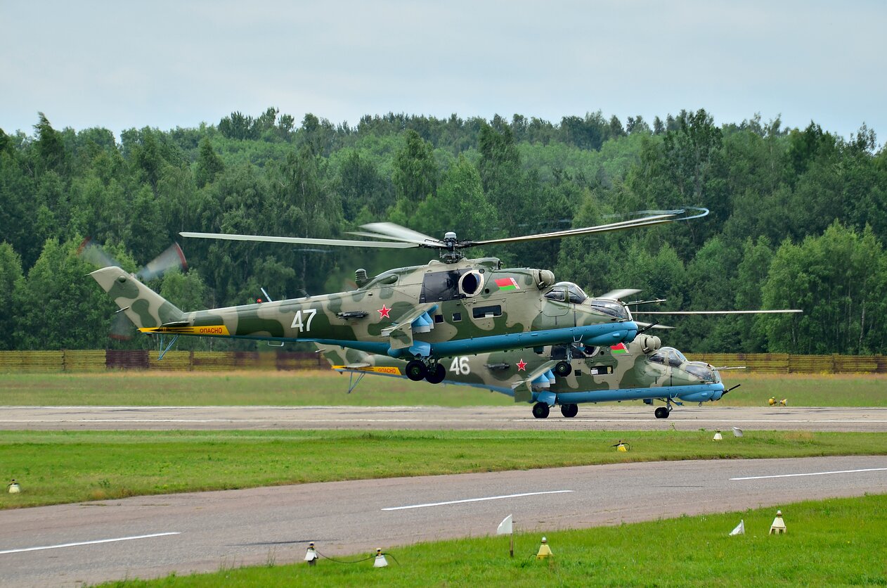 Mi-24 helicopters