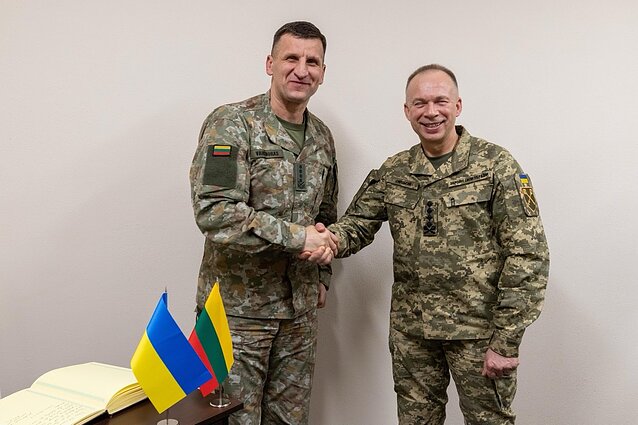 Armed Forces Commander-in-Chief Raimundas Vaikšnoras