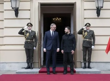 andrzej duda and volodymyr zelenskyy in kyiv