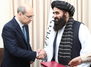 Dmitry Zhirnov, Ambassador of the Russian Federation, met with Mullah Amir Khan Muttaqi, Minister of Foreign Affairs of the Islamic Emirate of Afghanistan.