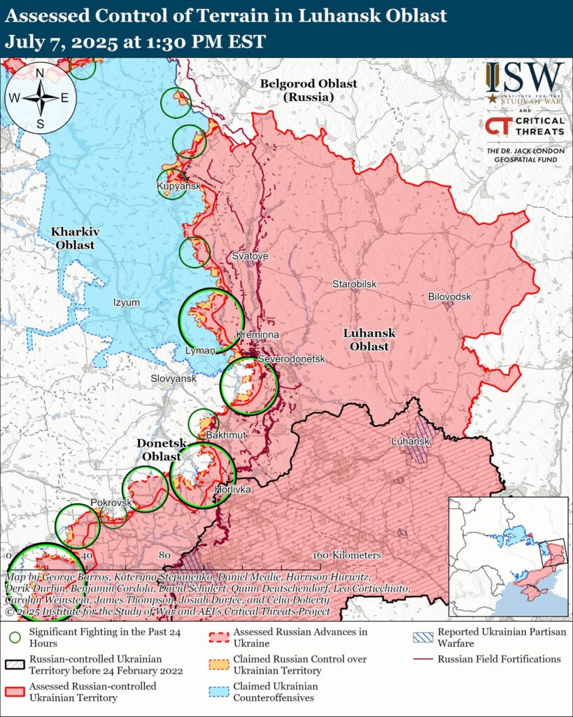 isw russia halts kostiantynivka push—now pokrovsk braces encirclement threat luhansk oblast 07 2025 push now intensifying its offensive near raising ukrainian positions being encircled donetsk institute study war (isw) reported