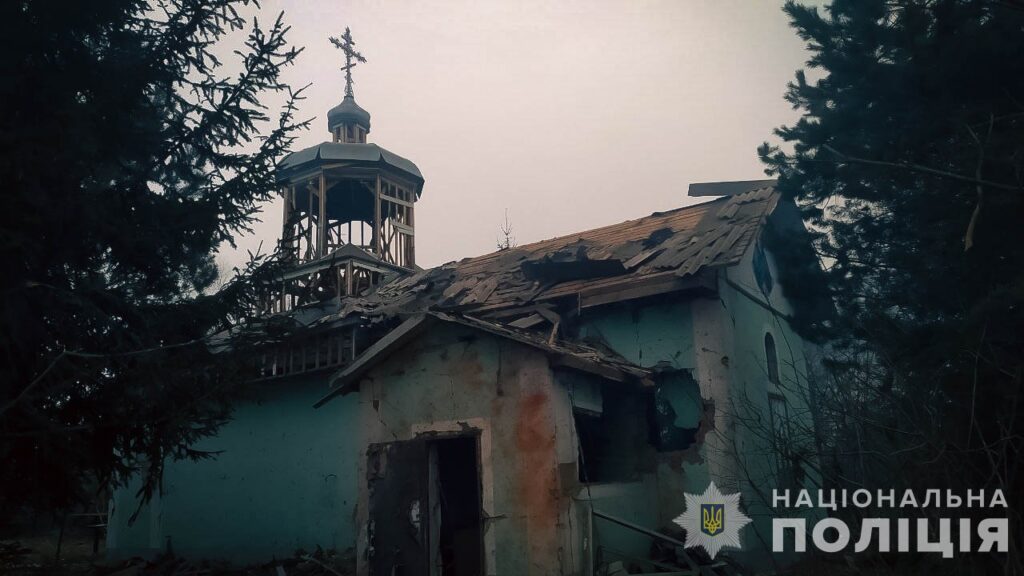 baptist-led religious council kyiv warns russia condemned real peace won’t come saint seraphim sarov church (affiliated moscow patriarchate) city druzhba sumy oblast ukraine after russian airstrike two guided bombs overnight