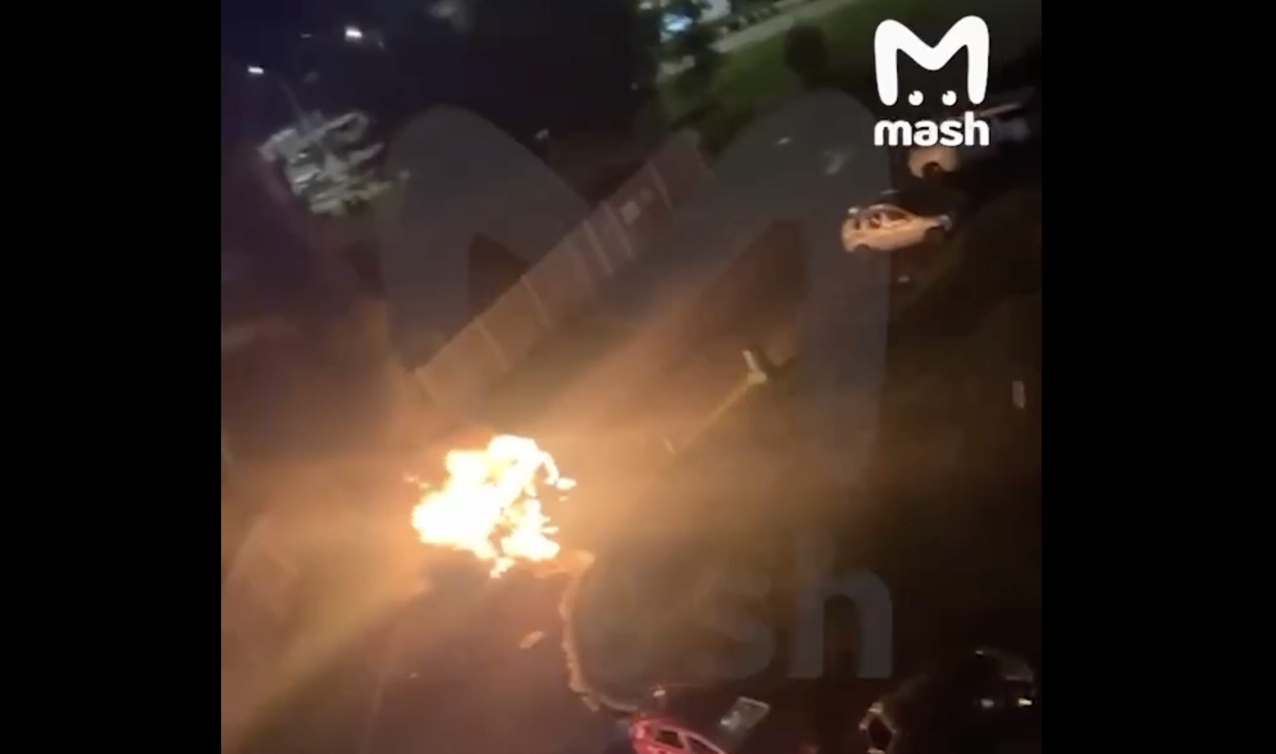 Fragments from intercepted drones damaged residential buildings and vehicles in Zelenograd, Moscow suburbs.