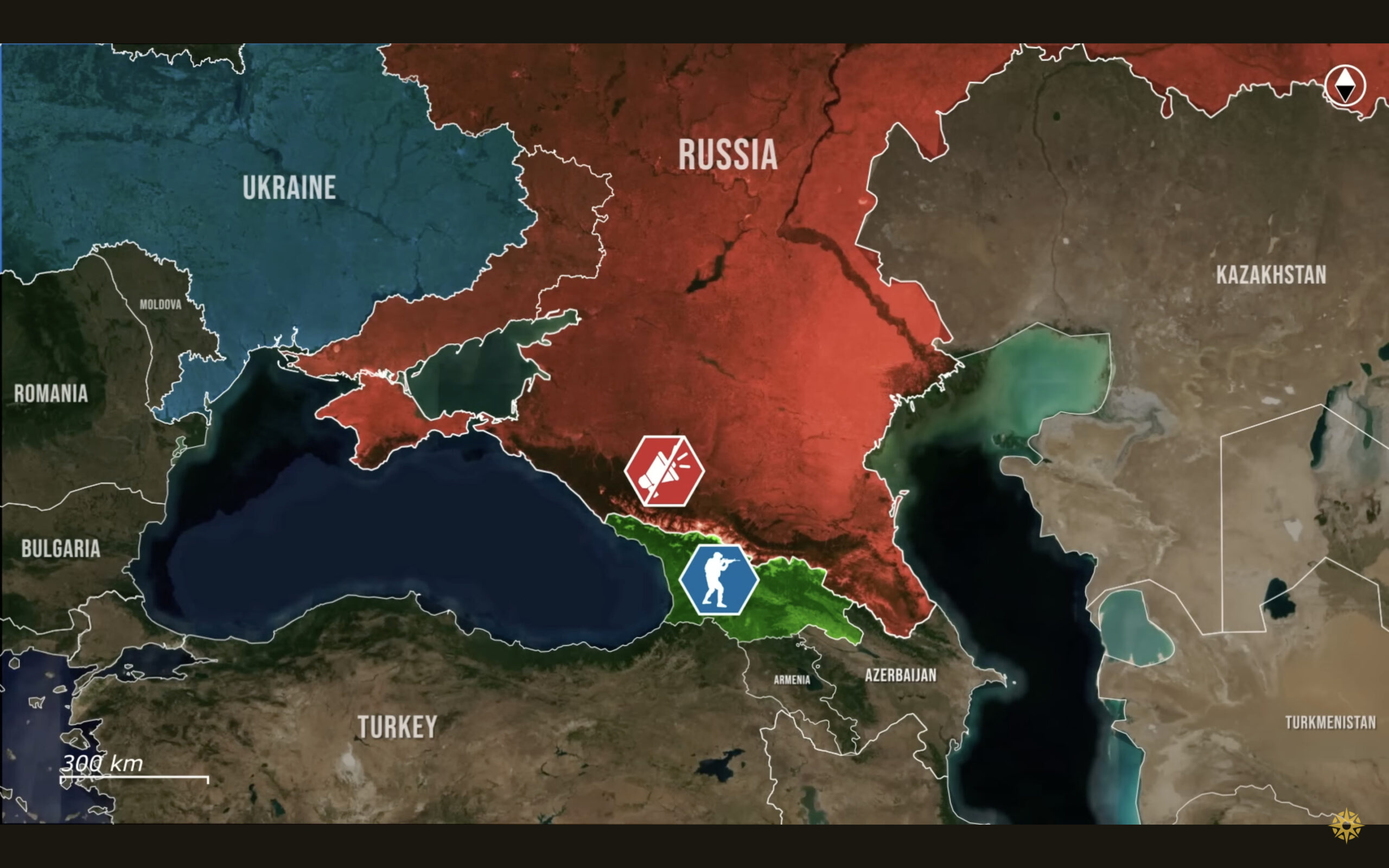 A screenshot from the Reporting from Ukraine - RFU news YouTube video, 28 July.