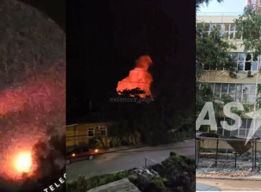 russian power station burns after drone strike—novocherskassk traffic gridlocked left right ukraine's strikes russia's novocherkassk plant railway aftermath strike local telecom facility russia rostov oblast 23 2025 sources telegram/exilenova+ astra