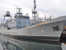 'Simferopol' reconnaissance ship.