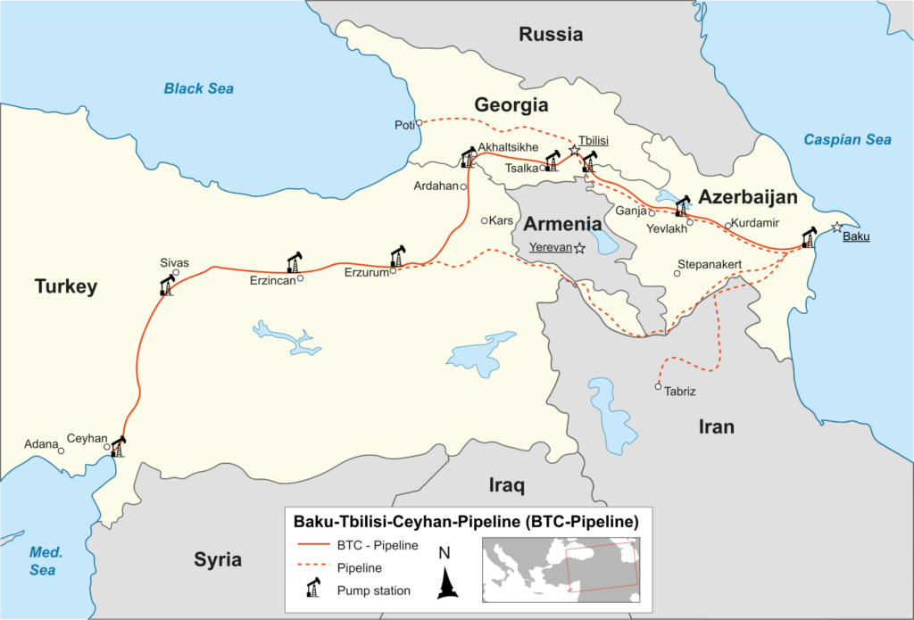 g4media romania investigates russia over chlorine-tainted azerbaijani oil bound europe baku–tbilisi–ceyhan (btc) pipeline route azerbaijan’s capital baku turkish port ceyhan key cities pump stations along way / charles 1592px-baku–tbilisi–ceyhan_pipeline_(btc_pipeline)svg investigating