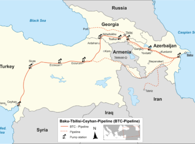 g4media romania investigates russia over chlorine-tainted azerbaijani oil bound europe baku–tbilisi–ceyhan (btc) pipeline route azerbaijan’s capital baku turkish port ceyhan key cities pump stations along way / charles 1592px-baku–tbilisi–ceyhan_pipeline_(btc_pipeline)svg investigating