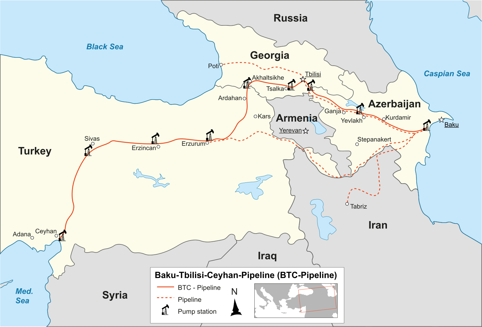 g4media romania investigates russia over chlorine-tainted azerbaijani oil bound europe baku–tbilisi–ceyhan (btc) pipeline route azerbaijan’s capital baku turkish port ceyhan key cities pump stations along way / charles 1592px-baku–tbilisi–ceyhan_pipeline_(btc_pipeline)svg investigating