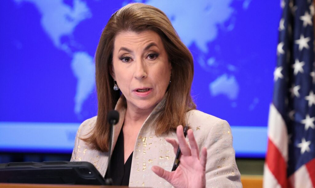 State Department spokesperson Tammy Bruce