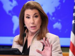 State Department spokesperson Tammy Bruce