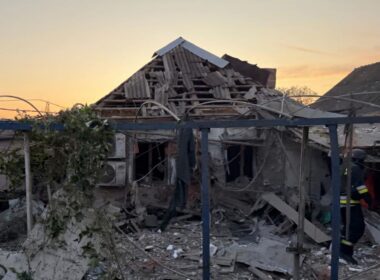 russia's iskanders occupied zaporizhzhia oblast hit dnipro — three civilians hospital after dawn strike damaged house nikopol russian artillery 9 2025 telegram/serhii lysak russia launched two iskander-k missiles 47 drones