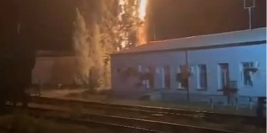 Tatsynska station russia Ukrainian strike