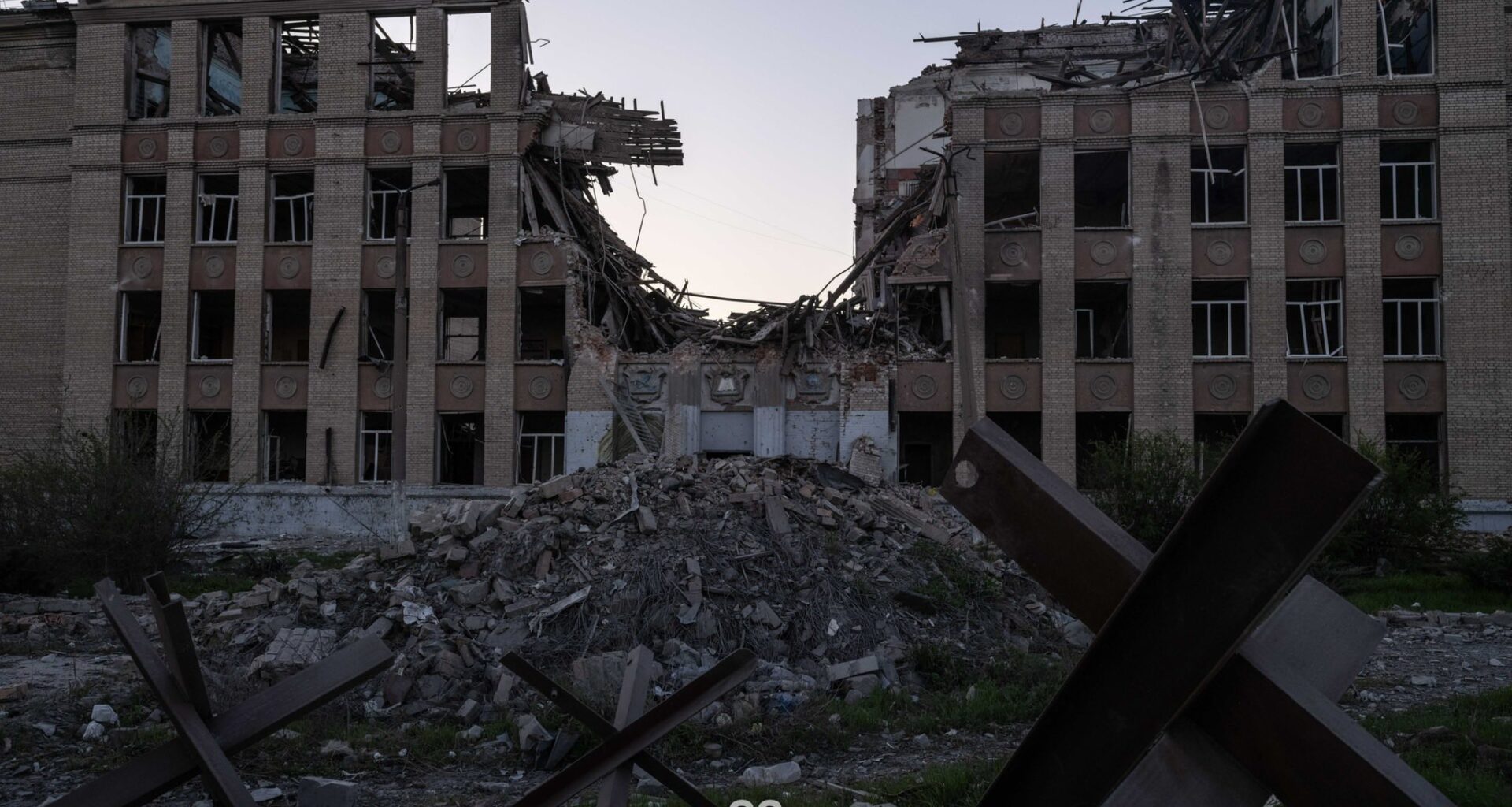 Ruins in Kostyntynivka, Donetsk Oblast, May 2025.