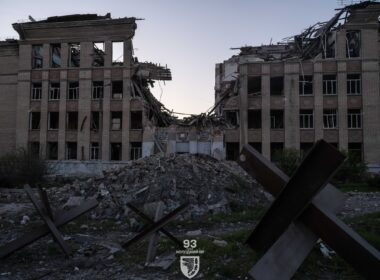 Ruins in Kostyntynivka, Donetsk Oblast, May 2025.