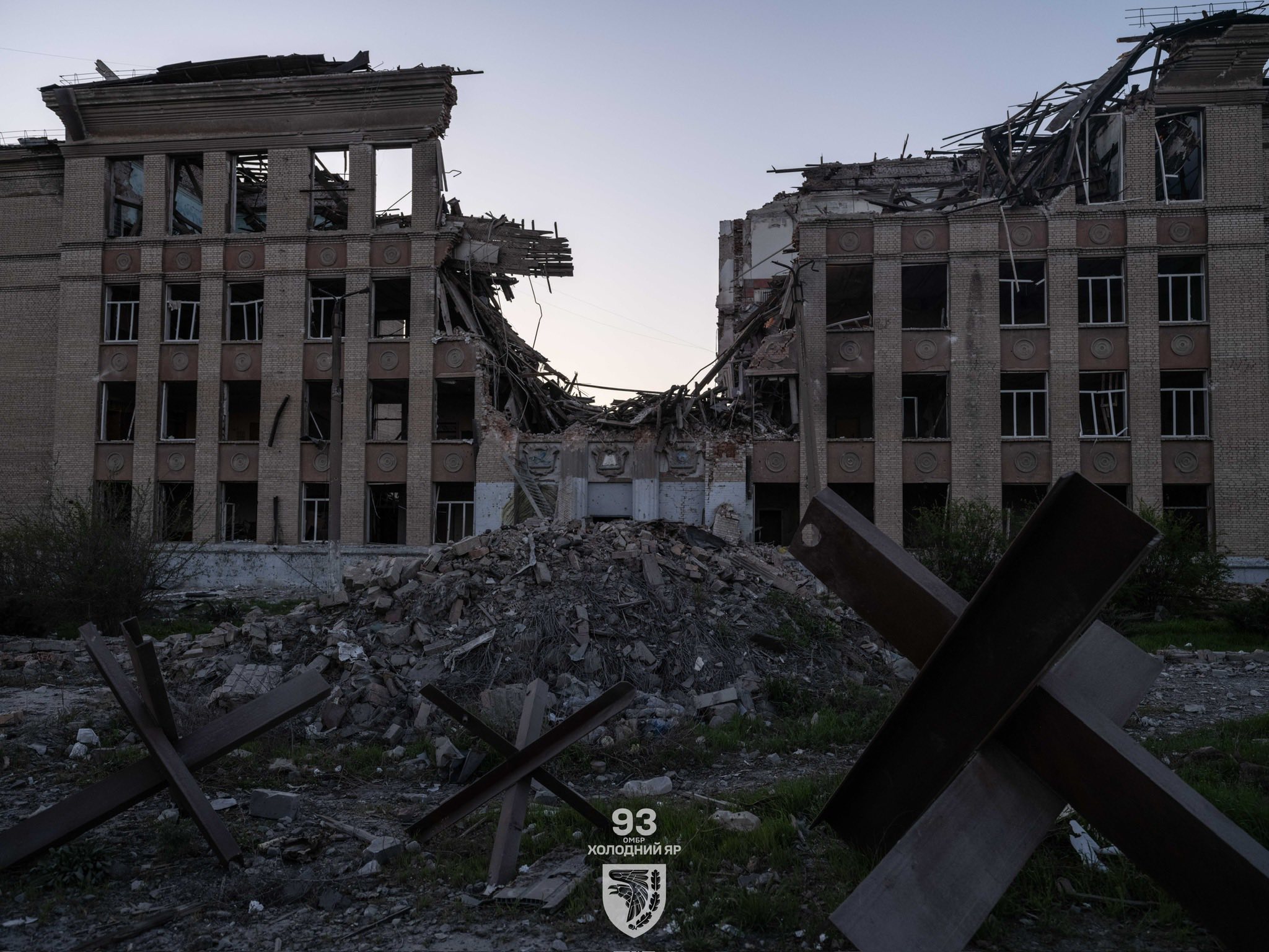 Ruins in Kostyntynivka, Donetsk Oblast, May 2025.