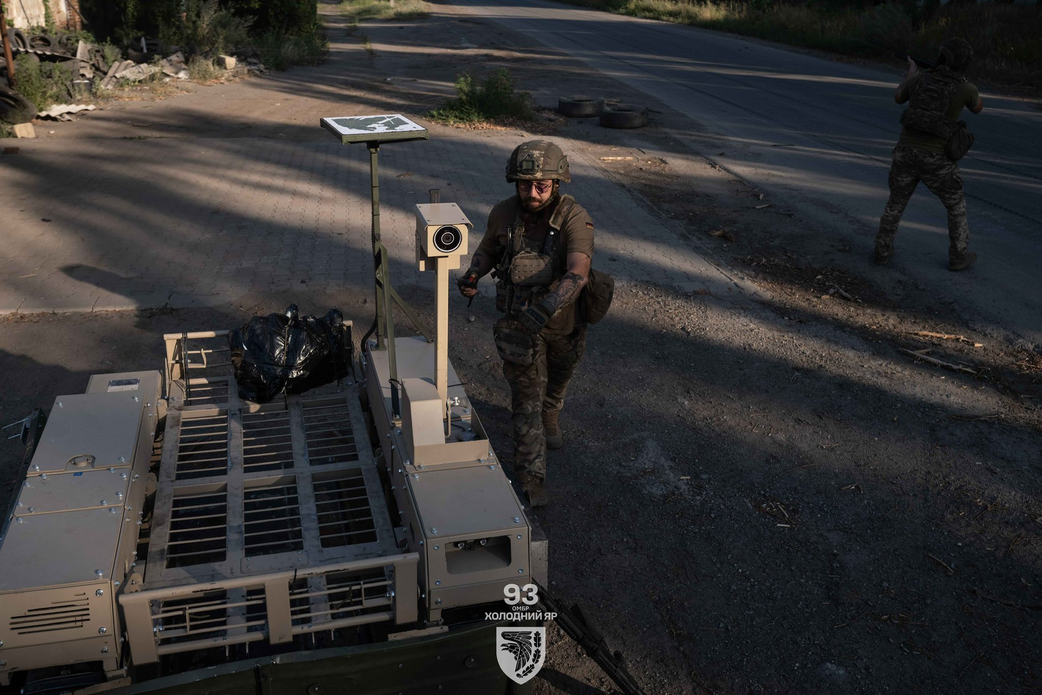 An armed ground robot. Photo: 93rd Brigade
