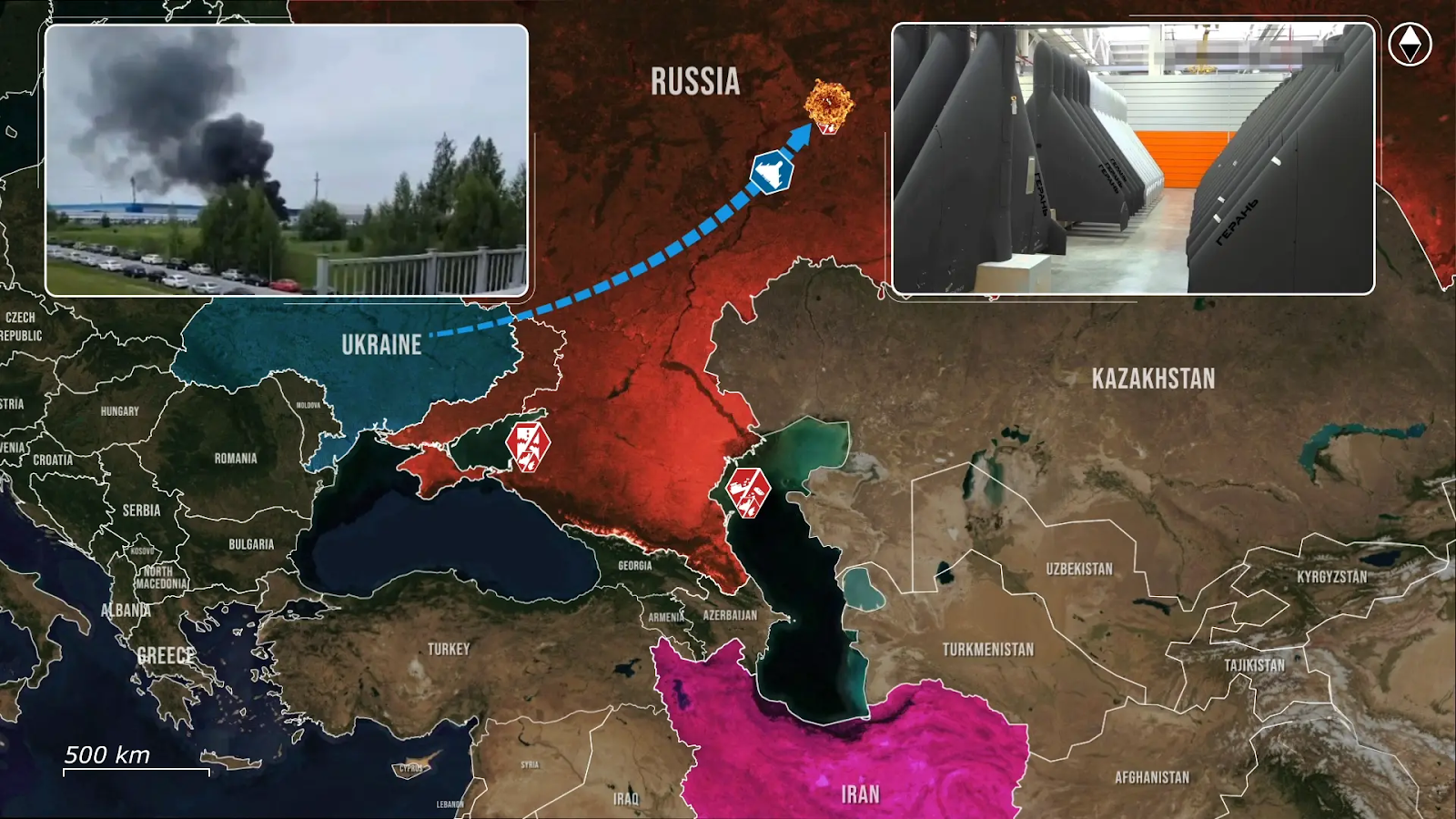 A screenshot from the RFU News – Reporting from Ukraine YouTube video.