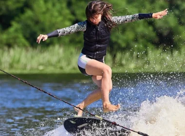 Ukrainian wakeboarder Sofia Sokolova
