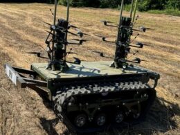 ukraine’s black widow ground drone carries six fpvs—costs less than single javelin missile land carrier fpv drones forbes 960x0 ukraine has unveiled new tracked robotic vehicle called designed act reports