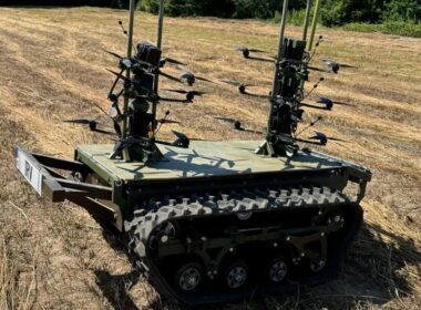 ukraine’s black widow ground drone carries six fpvs—costs less than single javelin missile land carrier fpv drones forbes 960x0 ukraine has unveiled new tracked robotic vehicle called designed act reports