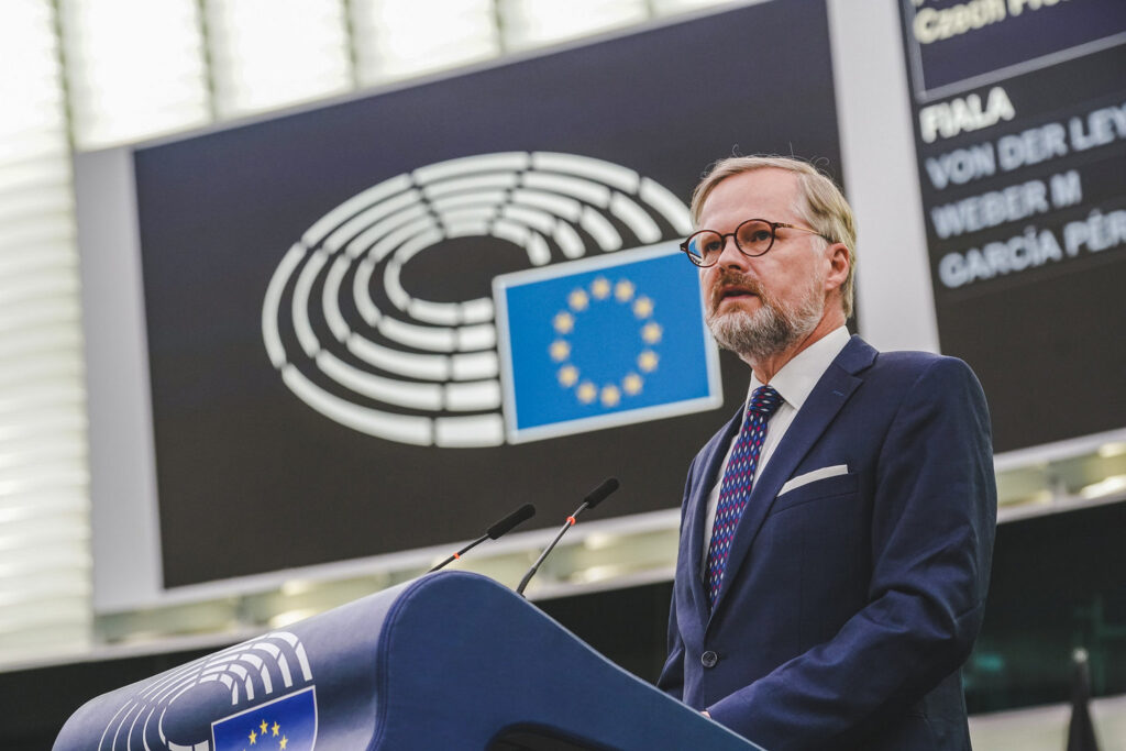 one million shells eight months — czech ammunition push ukraine reaches milestone trump–putin talks loom petr fiala 2022 prime minister revealed figure during tense coalition meeting just days before alaska