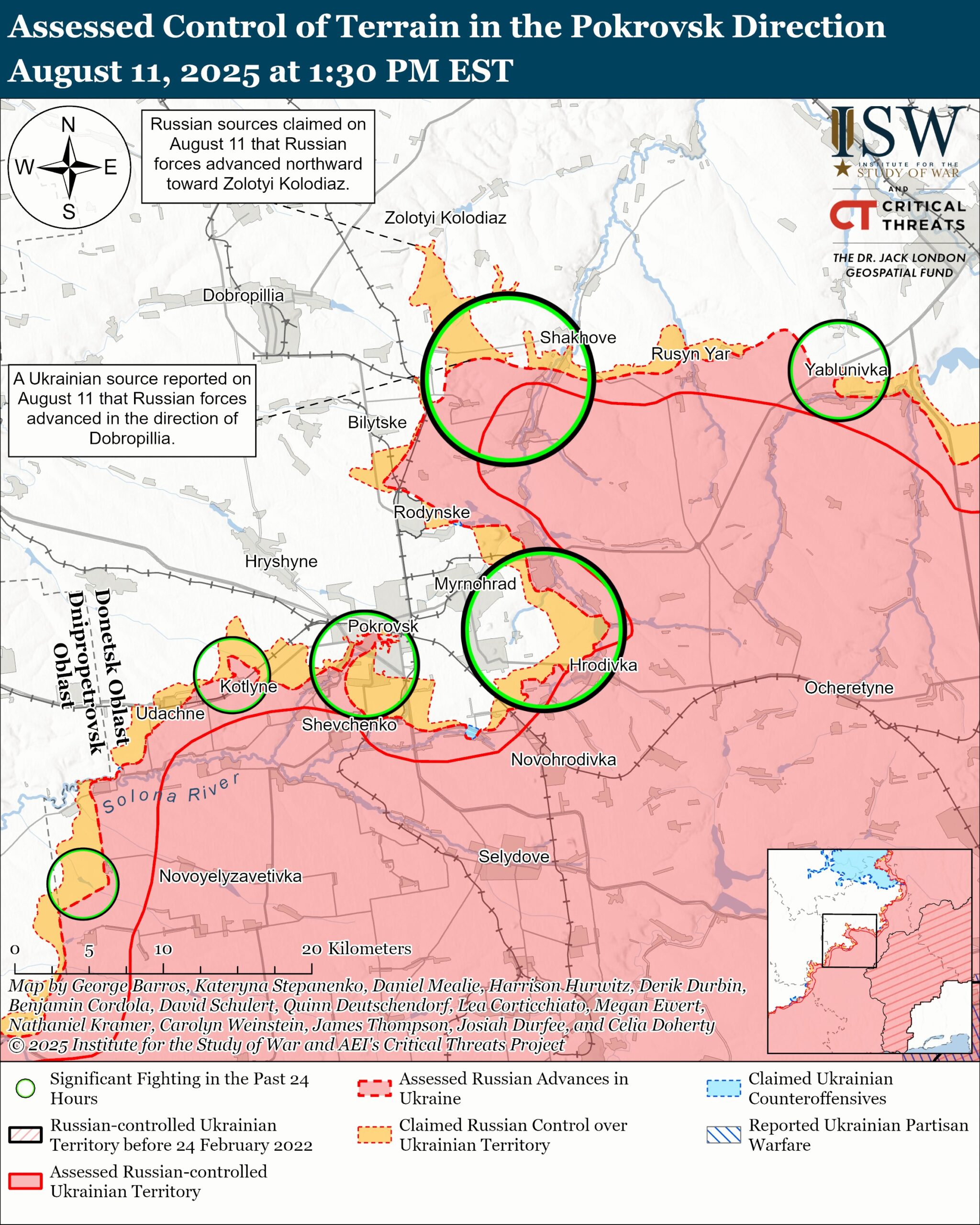 isw russia’s dobropillya push isn’t operational-level breakthrough — yet situation near pokrovsk dobropillia donetsk oblast direction 11 20 russian forces pushing premature call gains institute study war (isw) think tank