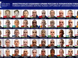 Photos of Russian foreign mercenaries in Ukrainian captivity.