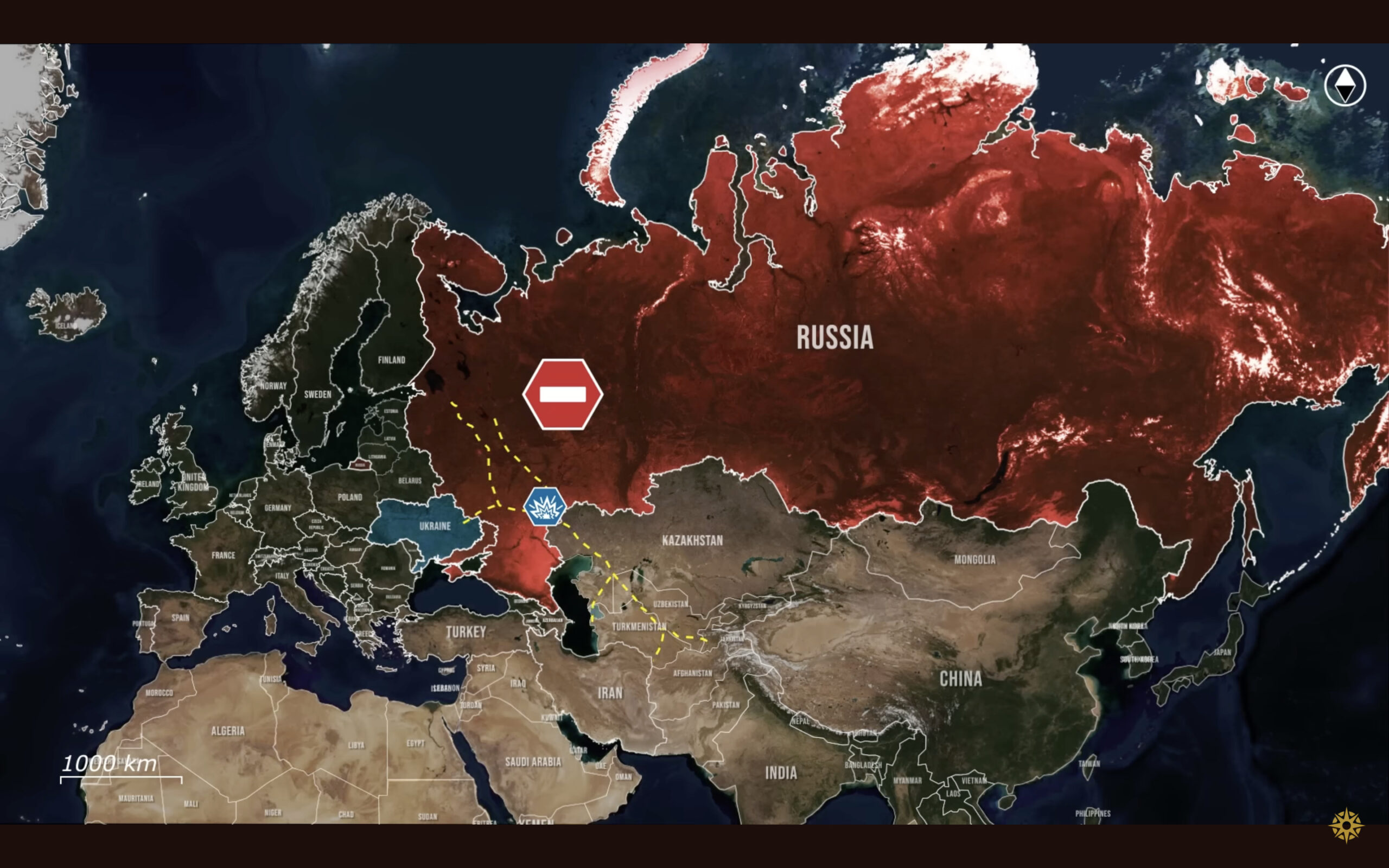A screenshot from the Reporting from Ukraine - RFU News YouTube video, 11 August.