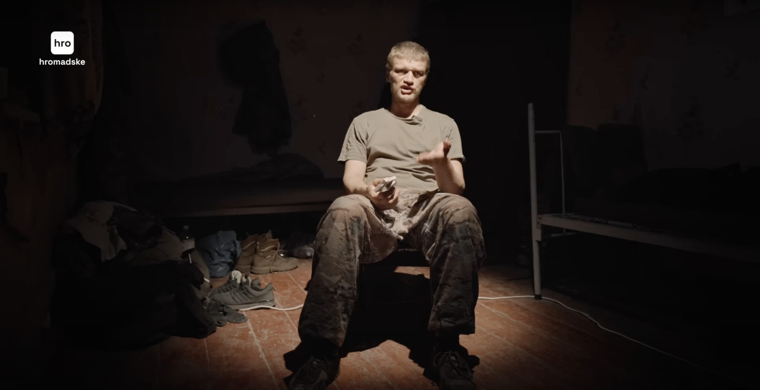 Pavlo Pshenychnyi, a Ukrainian military veteran who fought Russian-backed forces in 2019 and then was forcibly drafted into the Russian army after his village was occupied during the full-scale invasion. Ukrainian soldiers later captured him in Donetsk Oblast.