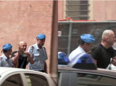 ukrainian suspect nord stream blast hunger strike says he’s held alongside isis italian prison · post serhii kuznetsov surrounded police officers during detention italy 20 2025 where arrested charges related