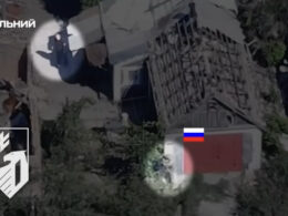 Ukrainian drone footage shows Russian soldier executing unarmed civilian in Donetsk Oblast yard near the front line on 28 August.