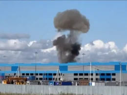 Drone strike on Tatarstan drone facility