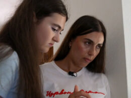 ‘it’s safe return’ ukrainian refugees face work permit limbo liana avetisian (right) daughter home iowa seen cbs news report dewitt permits set expire leaving many families legal reports dozens fled