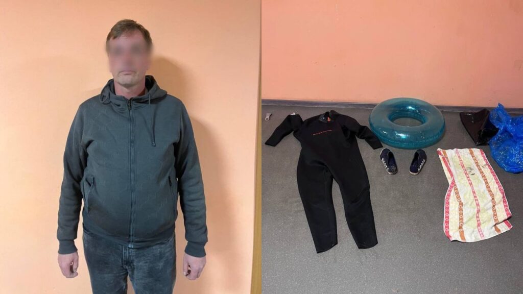 Estonian border guards intercepted the 49-year-old Polish citizen last week as he tried to cross the Narva River carrying items supporting Russia's invasion of Ukraine with a potential goal of joining the aggressor's army.