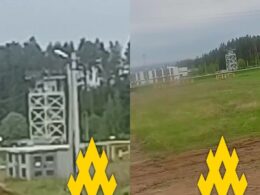 Agents from the partisan movement ATESH documented the defensive installations at Russian Elabuga facility in Tatarstan, which produces over 5,000 Geran-2 drones monthly according to recent intelligence reports.