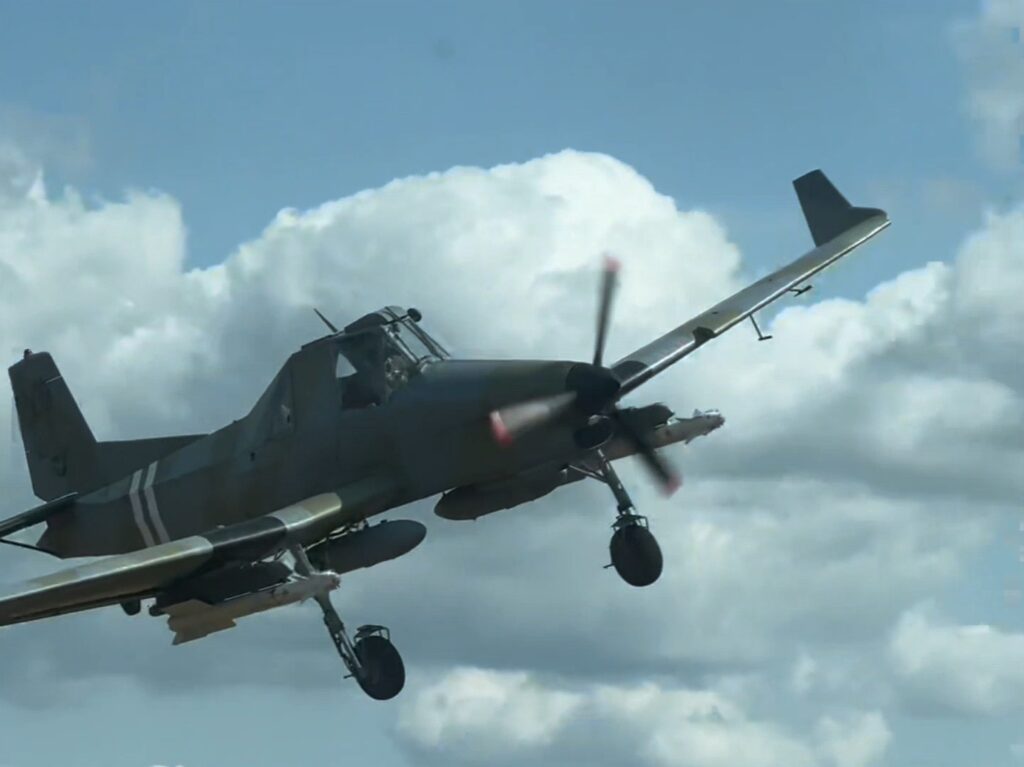 old czechoslovak z-137 agroturbo cropduster goes crop fields ukraine’s drone battlefront repurposed armed r-73 missiles ukrainian skies 2025 social media video militarnyi znimok-ekrana-2025-08-08-152055 ukraine has begun using intercept russian drones