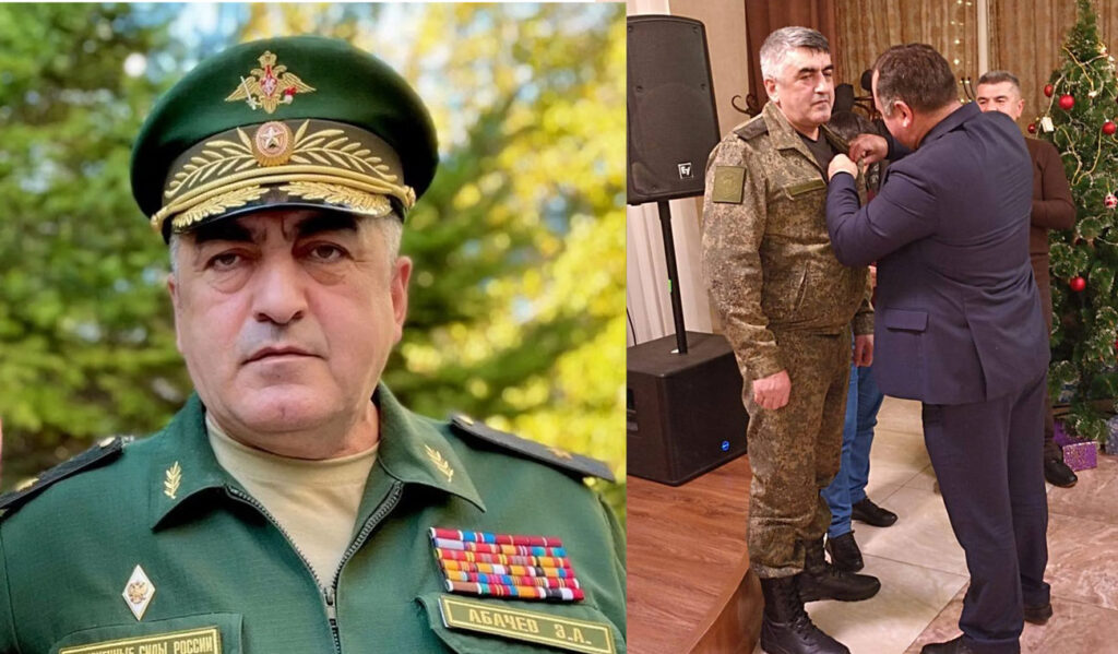 ukraine hit russian convoy kursk — deputy commander moscow's north grouping lost arm leg army's general-lieutenant essedulla abatchev photos sources abachev-russian-general-nicely-sruck-in-kursk-oblast ukrainian forces struck military oblast overnight 17 leaving russia’s