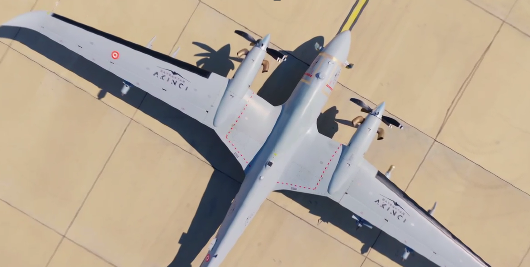 Bayraktar Akıncı drone.