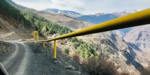 A gas pipeline. Credit: Gazprom