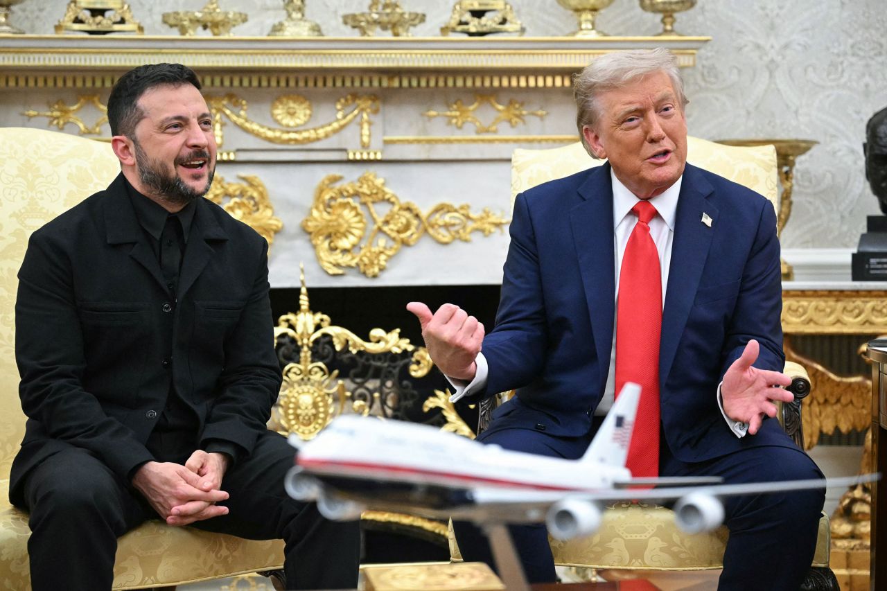 zelenskyy demands everything security while trump hints vague article 5-like protection ukrainian president volodymyr donald meet oval office 18 2025 gettyimages-2230141671 met washington backed delegation european leaders urging support ukraine