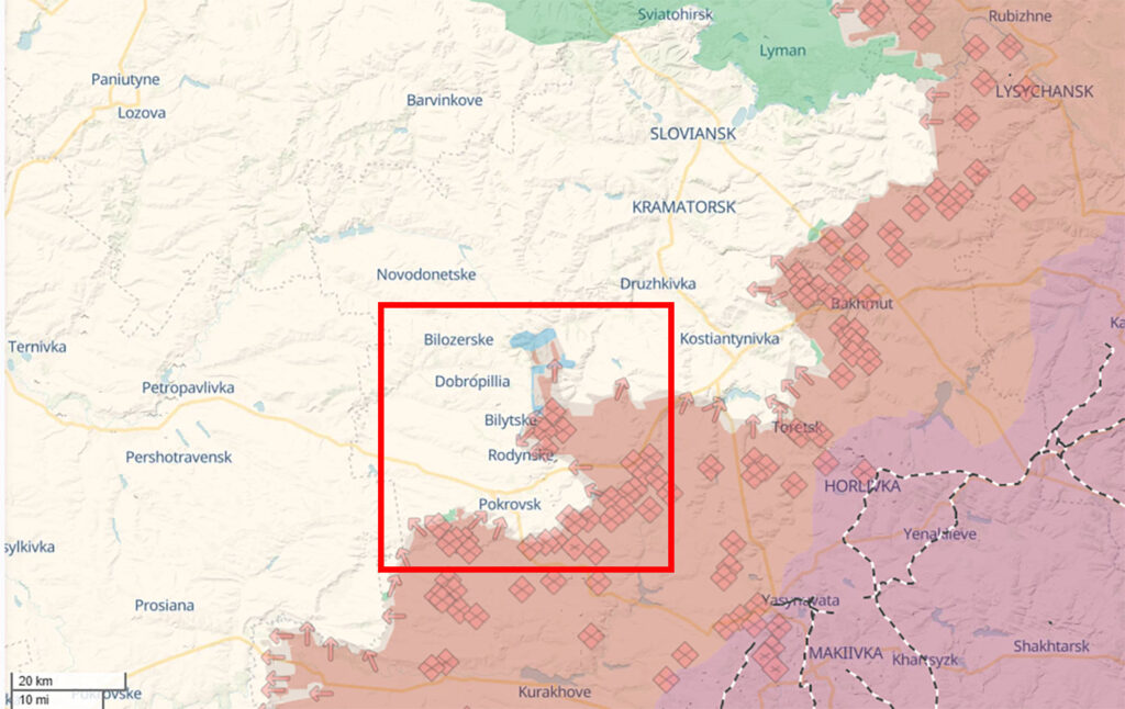 pokrovsk cleared russian infiltrators — dobropillia front still unstable ukrainian military says situation northern donetsk oblast 16 2025 pokrovsk-kostiantynivka-direction ukraine’s defense forces liberated several surrounding villages near general staff said