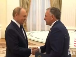 Steve Witkoff and Vladimir Putin in the Kremlin.