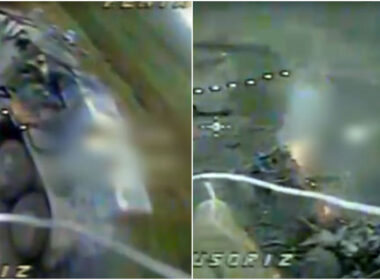 russian grad tank wiped out donetsk ukraine's phoenix drone unit drones one mission before-and-after frames bm-21 multiple launch rocket system destroyed ukraine’s oblast state border guard service ukraine russian-grad ukrainian