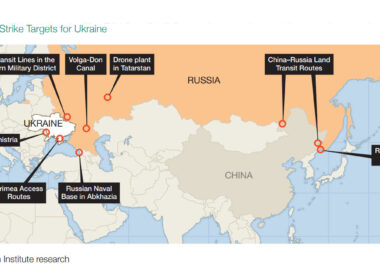 hudson institute lists russia’s eight most fragile military arteries ukraine could sever next break stalemate research strategic-targets-for-ukraine-to-hit-map has identified critical targets across russia occupied territories strike destabilize moscow’s war effort
