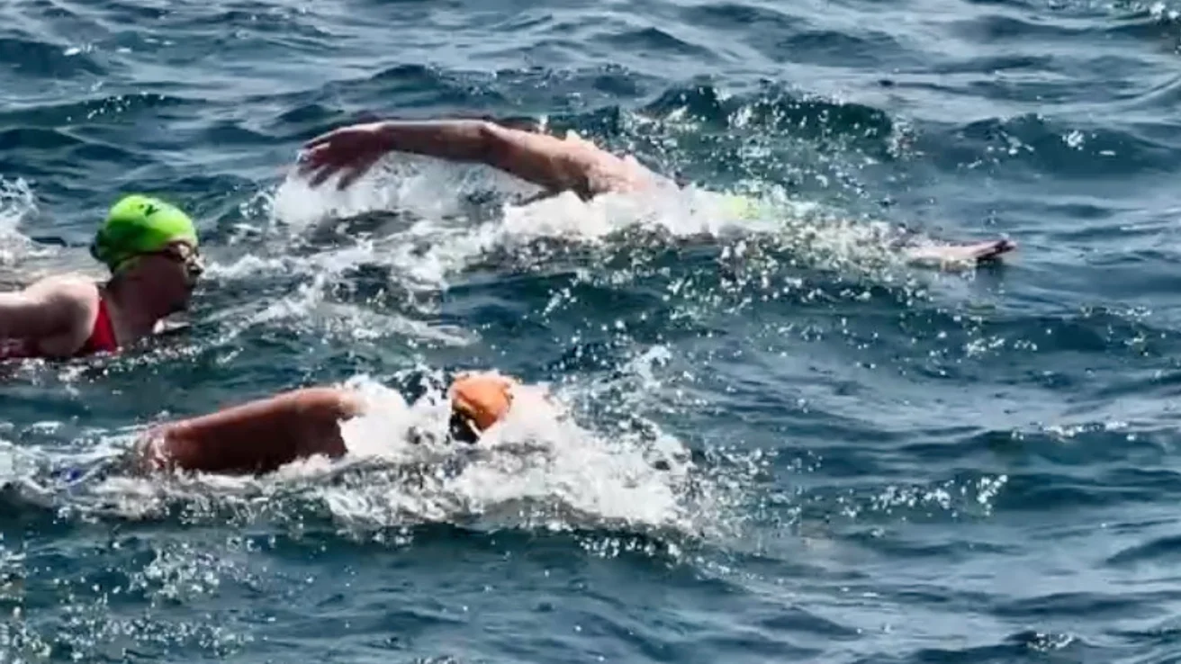 veteran swim across Bosphorus