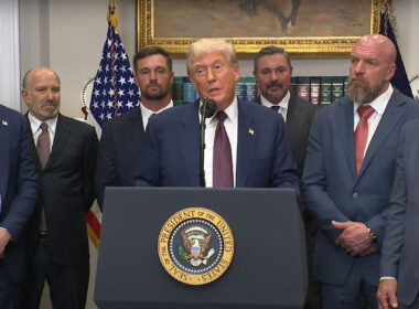 trump promises new sanctions russia witkoff heads moscow senate readies massive bill president donald speaks alongside officials during white house briefing washington 31 2025 youtube/the prepares package envoy steve set