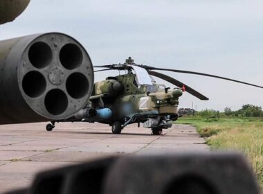russia’s mi-28n attack helicopter blown up sabotage 550 km ukraine russian parked airstrip militarnyi udarnye-vertolety-mi-28n-armeisk ukrainian partisan blew helicopter—nato reporting name havoc—at airbase north what appears bold operation deep inside
