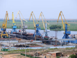 ukraine strikes russian olya port astrakhan oblast targeting vessel iranian drone parts view russia’s key logistics hub used importing military goods iran press service governor ukraine-strike-russian-olya-port-astrakhan-iranian-drone-suppliesjpg has been deliver cargo